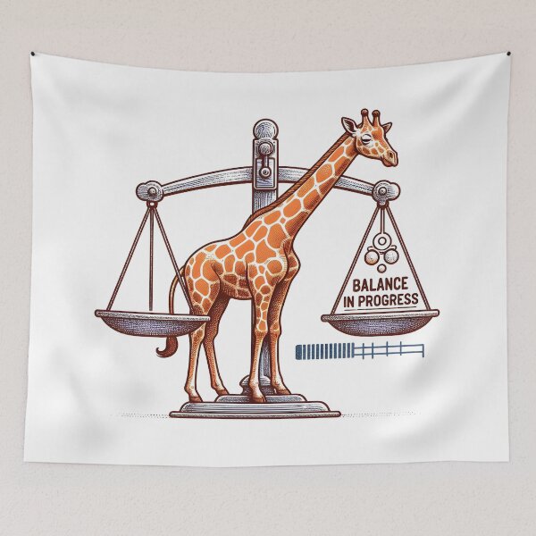 Item preview, Giraffe Balancer: Balance in Progress designed and sold by Dungeon-Depot.