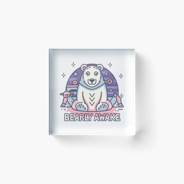 Item preview, Polar Bear: Bear-ly Awake designed and sold by Dungeon-Depot.
