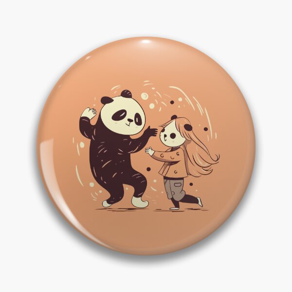 Aperçu de l'œuvre Fille dansant avec Panda créée et vendue par Amir Faysal.