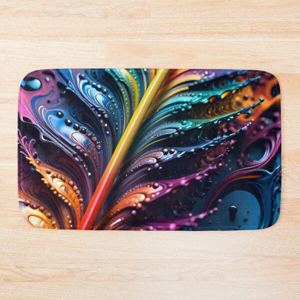 Item preview, Abstract Liquid Paint Splash Pattern designed and sold by TheArtOfPat.