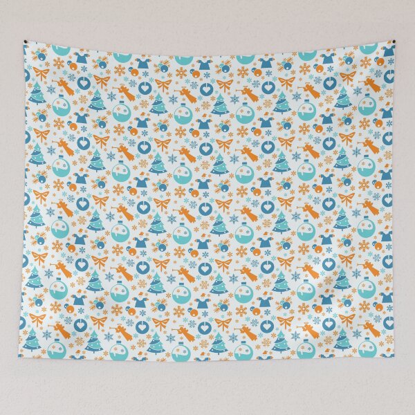 Item preview, blue Christmas tree Merry Christmas and Happy New Year. For men and women. designed and sold by isaartboho.