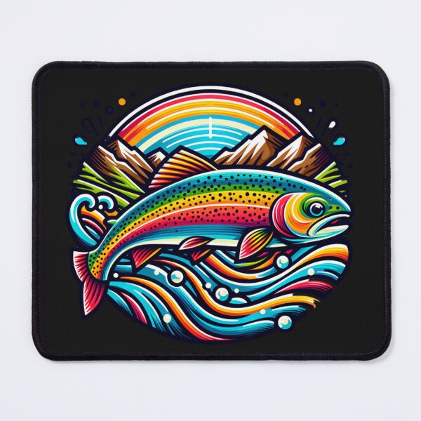 Item preview, Rainbow Trout in the Mountains designed and sold by HippieFarms11.