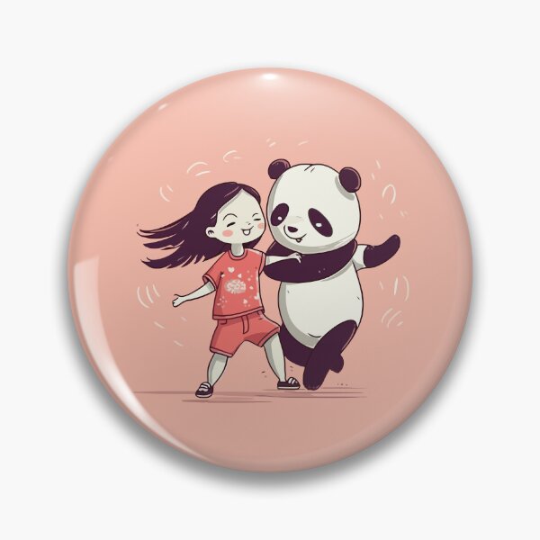 Aperçu de l'œuvre Fille dansant avec Panda créée et vendue par Amir Faysal.