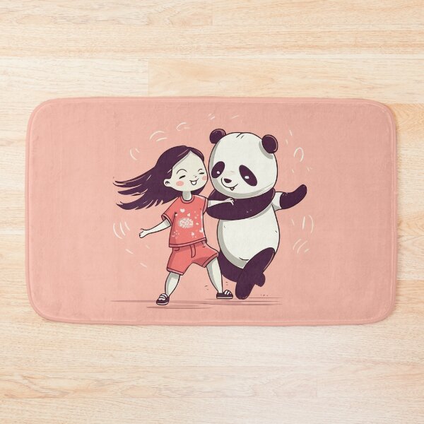 Item preview, Girl Dancing with Panda designed and sold by Amir Faysal.