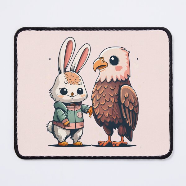 Item preview, Eagle And Rabbit Love designed and sold by Itsheartshop.