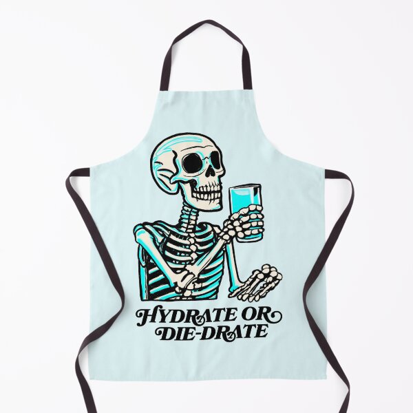 Item preview, Hydrate or Die-Drate | Skeleton Drink Water Quote Reminder designed and sold by Dani Moffet.
