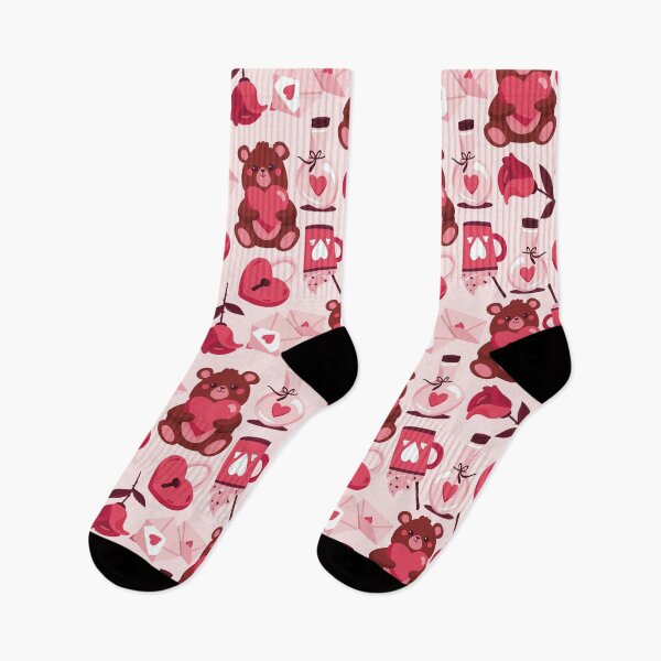 Item preview, Bear in love pink designed and sold by ChallaDesign.