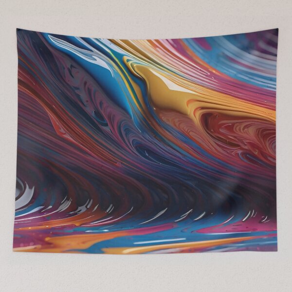 Item preview, Abstract Liquid Paint Splash Pattern designed and sold by TheArtOfPat.