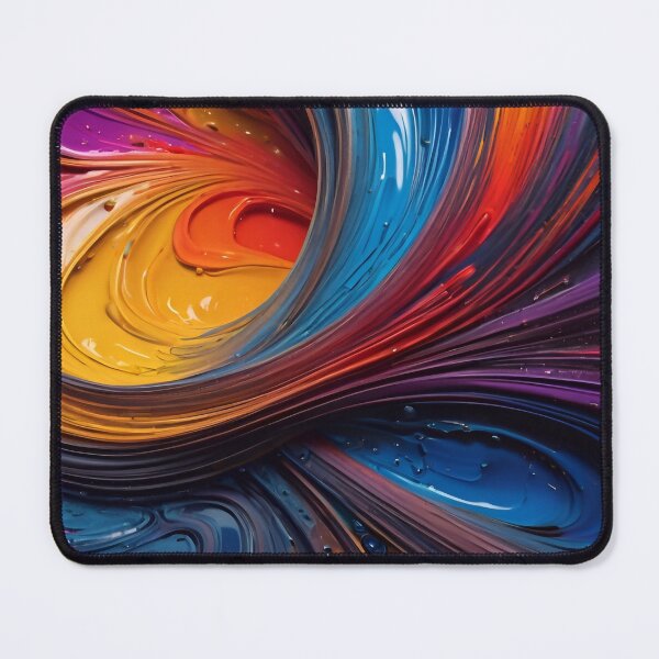 Item preview, Abstract Liquid Paint Splash Pattern designed and sold by TheArtOfPat.