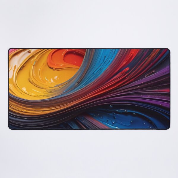 Item preview, Abstract Liquid Paint Splash Pattern designed and sold by TheArtOfPat.