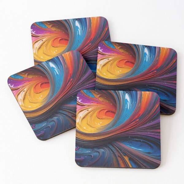 Item preview, Abstract Liquid Paint Splash Pattern designed and sold by TheArtOfPat.
