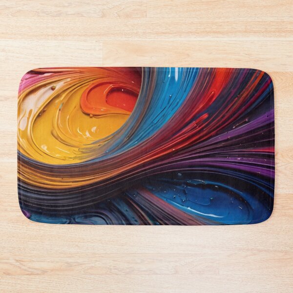 Item preview, Abstract Liquid Paint Splash Pattern designed and sold by TheArtOfPat.