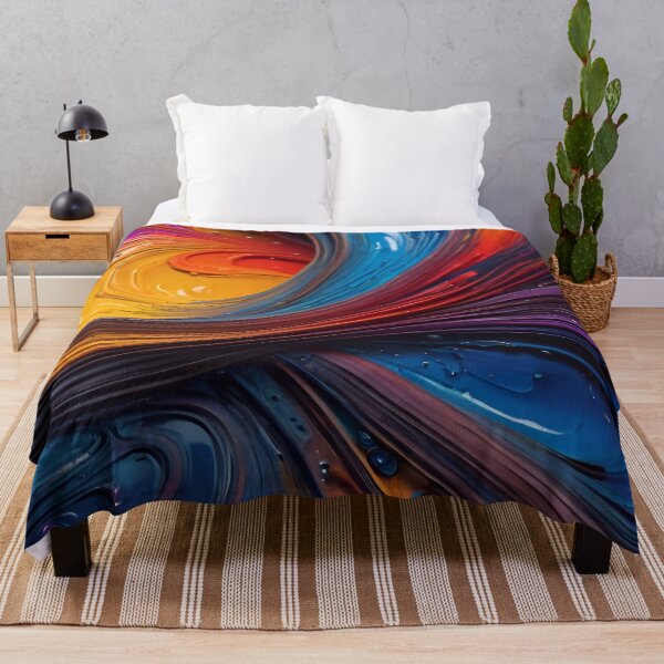 Item preview, Abstract Liquid Paint Splash Pattern designed and sold by TheArtOfPat.