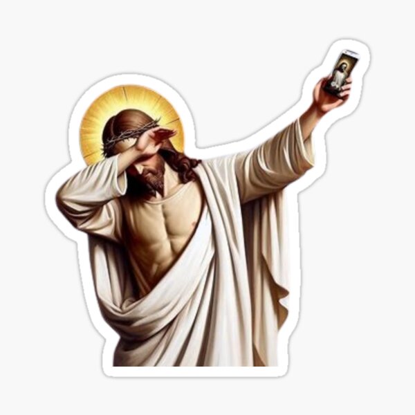 Item preview, "JESUS DAB": cute Jesus Dabbing gif. designed and sold by Obinne.