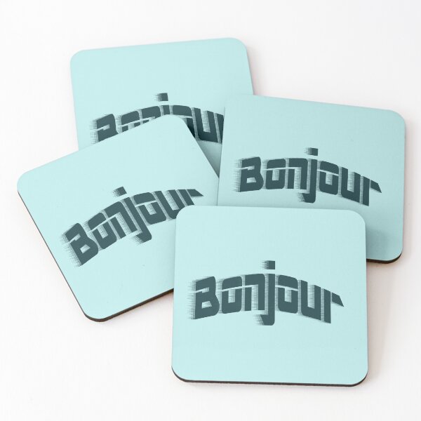 Item preview,  Bonjour Co(hello in French) designed and sold by lobodelnoir.