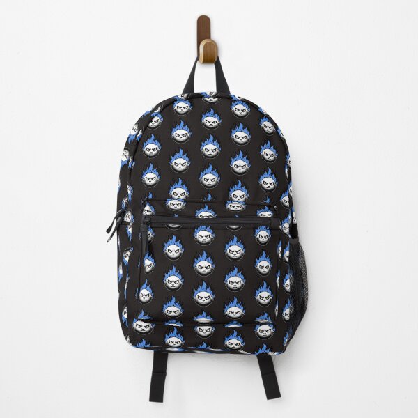 Item preview, Cartoon Face on Fire Artistic Blue Dark Version designed and sold by Andrew Frelas.