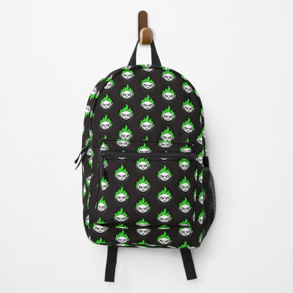 Item preview, Cartoon Face on Fire Artistic Green Dark Version designed and sold by Andrew Frelas.