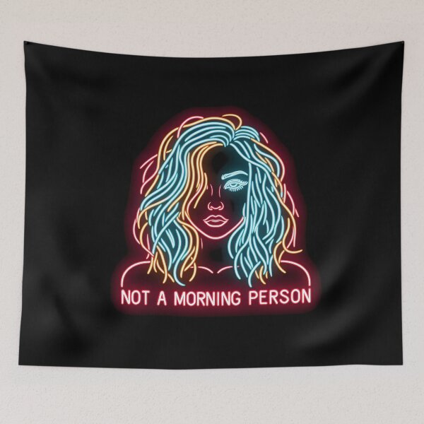 Item preview, Neon Lights: Not a Morning Person designed and sold by Dungeon-Depot.