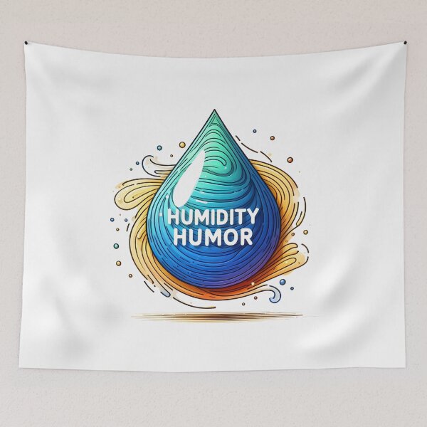 Item preview, Raindrop: Humidity Humor designed and sold by Dungeon-Depot.