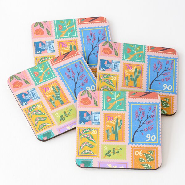 Item preview, Trendy Postage Stamp Print designed and sold by shreyyadesh.