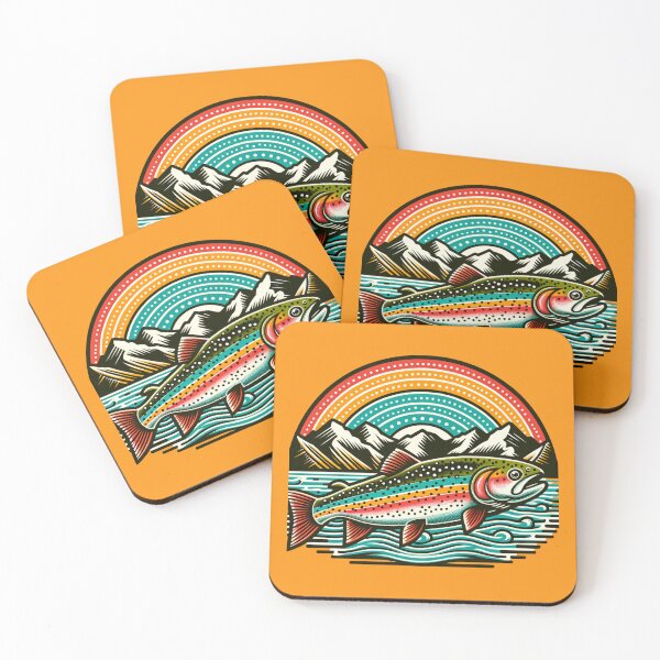 Item preview, Rainbow Trout Design designed and sold by HippieFarms11.