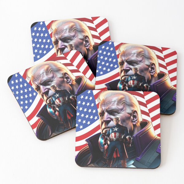 Item preview, Captain Donald Trump VS Thanos Biden #13 Make America Great Again designed and sold by CaptainTrump.
