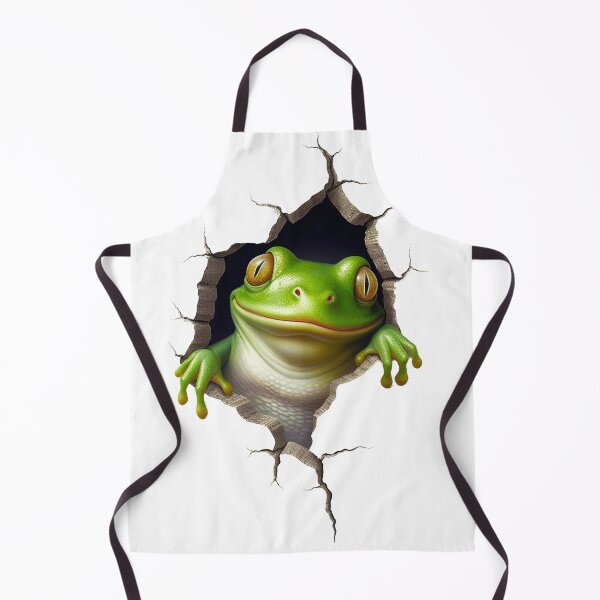 Item preview, Green Frog in a hole designed and sold by ColorLightLab.