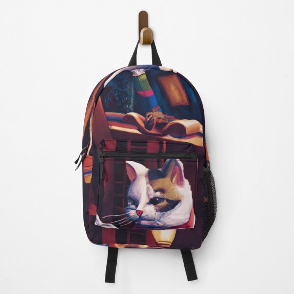 Item preview, A Japanese aristocratic cat reads a book on a study table designed and sold by MerryCrown.