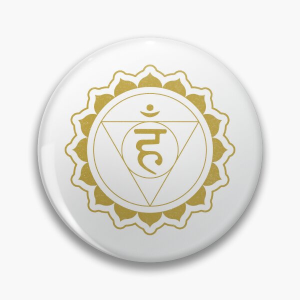 Item preview, Throat Chakra Mandala - Snow + Saffron designed and sold by Irene Estelle.