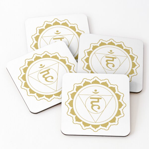 Item preview, Throat Chakra Mandala - Snow + Saffron designed and sold by Irene Estelle.