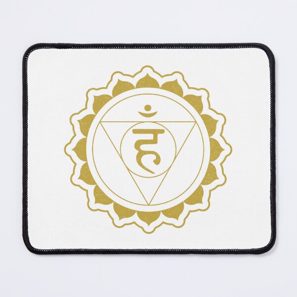 Item preview, Throat Chakra Mandala - Snow + Saffron designed and sold by Irene Estelle.