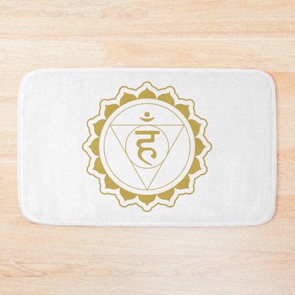 Item preview, Throat Chakra Mandala - Snow + Saffron designed and sold by Irene Estelle.