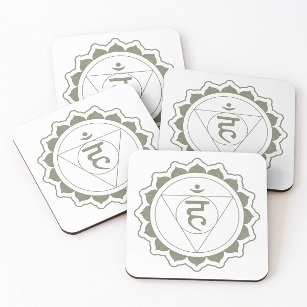 Item preview, Throat Chakra Mandala - Snow + Sage designed and sold by Irene Estelle.