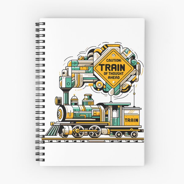 Item preview, Train: Caution: Train of Thought Ahead designed and sold by Dungeon-Depot.