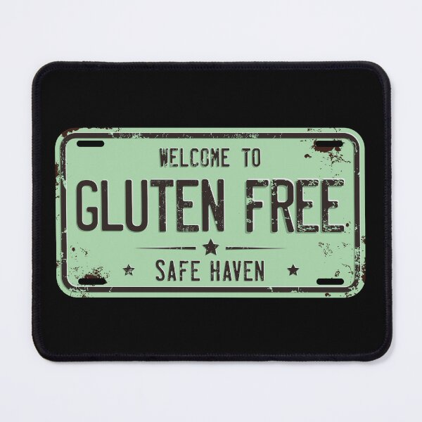 Item preview, Gluten-fee safe haven" licence plate green version designed and sold by MyGluteesFree77.
