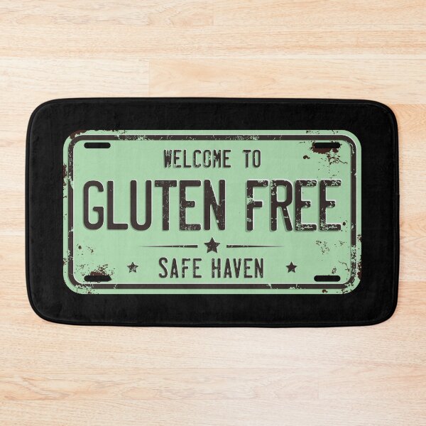 Item preview, Gluten-fee safe haven" licence plate green version designed and sold by MyGluteesFree77.