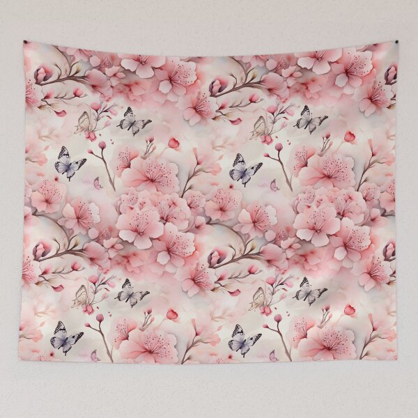 Item preview, Cherry Blossoms and Butterflies designed and sold by MR-Artist24.