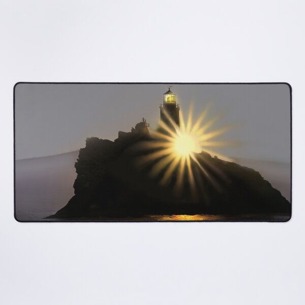 Item preview, Godrevy Lighthouse Sunrise designed and sold by Alisonchambers2.