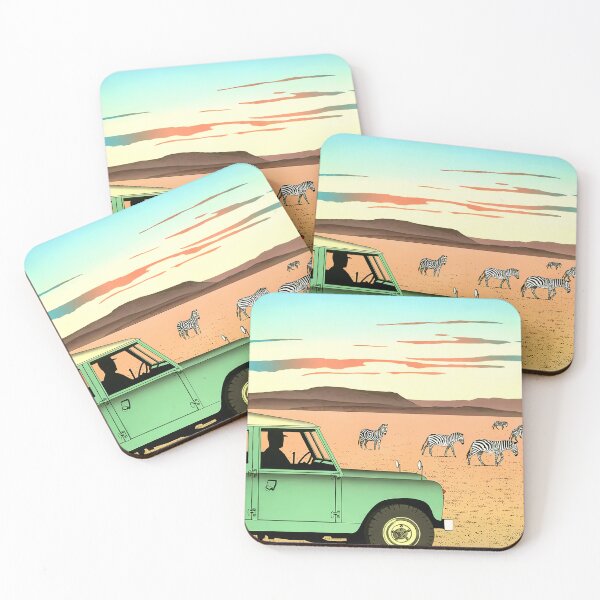 Item preview, Green Jeep in Sahara | Art Of Guy Billout designed and sold by terryurko.