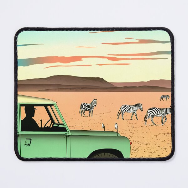 Item preview, Green Jeep in Sahara | Art Of Guy Billout designed and sold by terryurko.