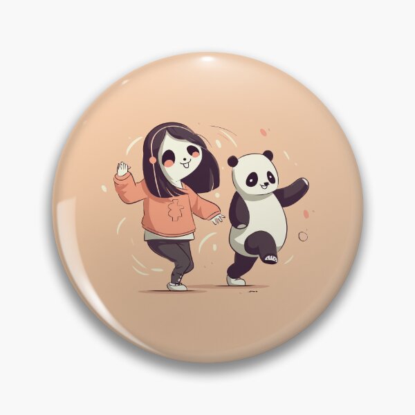 Aperçu de l'œuvre Fille dansant avec Panda créée et vendue par Amir Faysal.