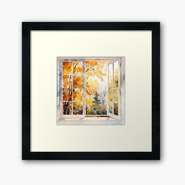 Item preview, Autumn Window designed and sold by macco775.