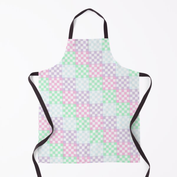 Item preview, a pastey checkered pattern with a pink, green, and blue color scheme designed and sold by APHIDAT-TA.