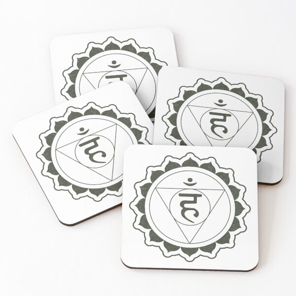 Item preview, Throat Chakra Mandala - Snow + Pine designed and sold by Irene Estelle.
