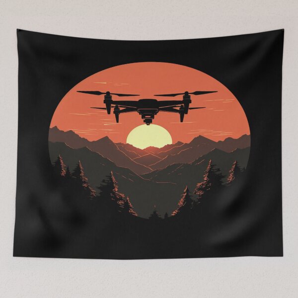 Item preview, Drone at sunset designed and sold by The-Gifted.