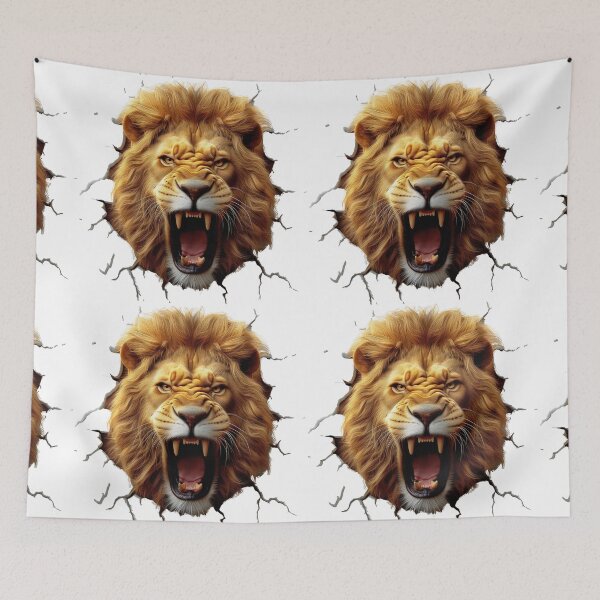Item preview,  Roaring Lion Clip Art, Nursery Art, Instant Digital Download, Card Making, Lion Clip Art, Digital Paper Craft designed and sold by Witoon077.