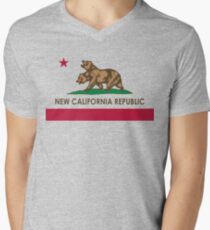 Classic New California Republic Men's V-Neck T-Shirt