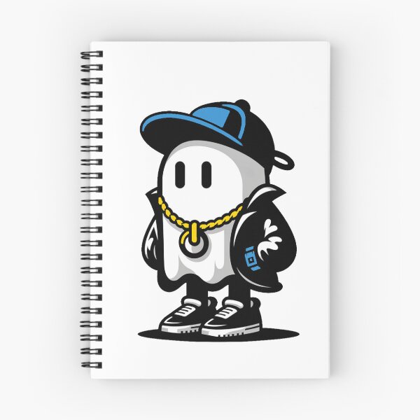 Item preview, Cartoon Ghost StreetWear Blue designed and sold by Andrew Frelas.