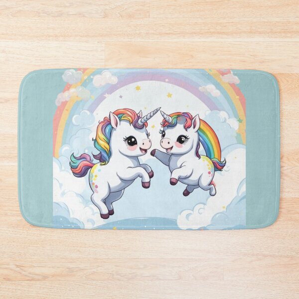 Item preview, Baby unicorns with rainbow designed and sold by JackFreestone.