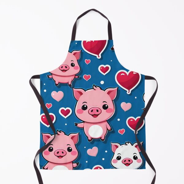 Item preview, Lovely Pig Love Heart Pattern designed and sold by TheArtOfPat.